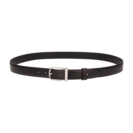 Ceinture S.T. Dupont noire grainée D palladium