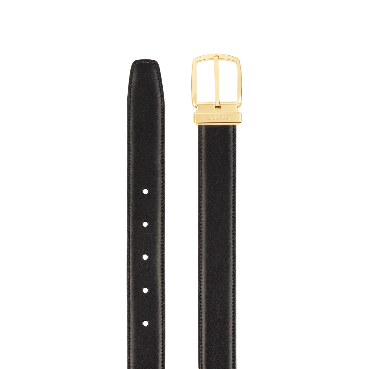 S.T. Dupont Belt Black D Gold — alternate view