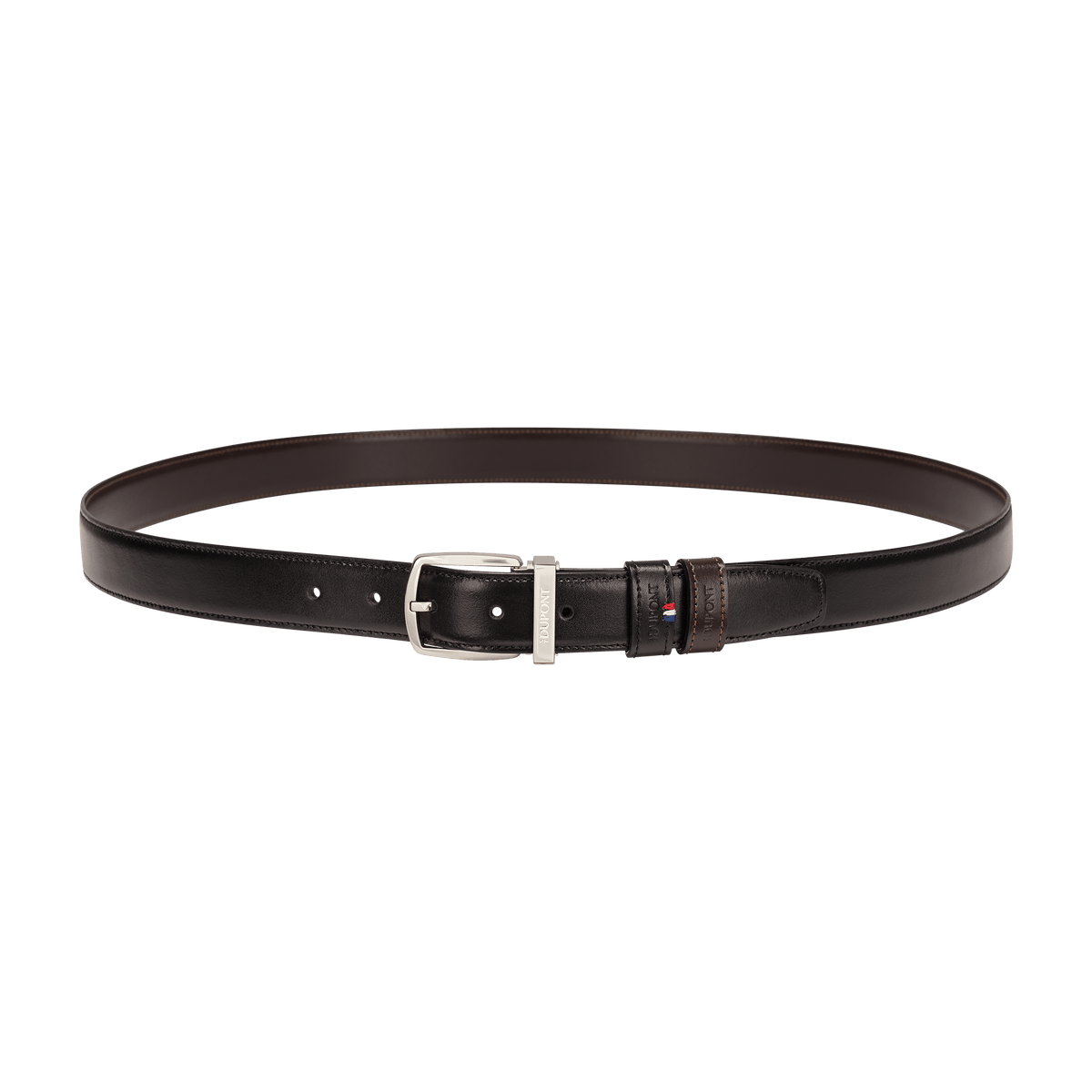 S.T. Dupont Belt Reversible Black Brown D Palladium