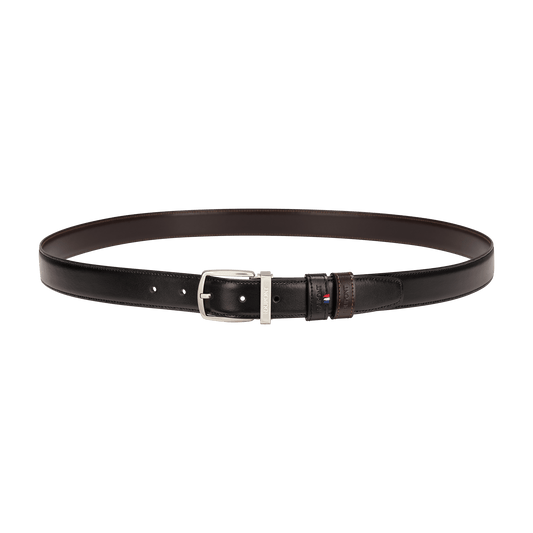 Ceinture S.T. Dupont réversible noire brune D palladium
