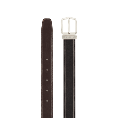 S.T. Dupont Belt Reversible Black Brown D Palladium — alternate view