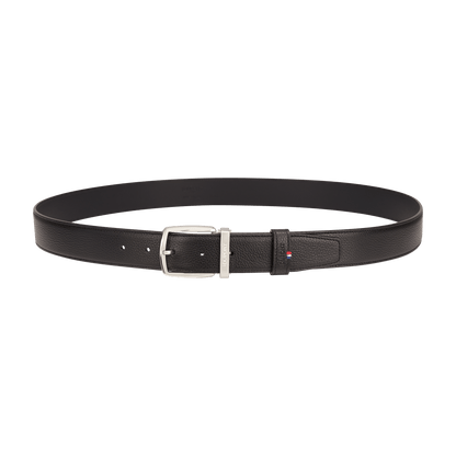 S.T. Dupont D-Line 35mm Belt Black Grained D Palladium