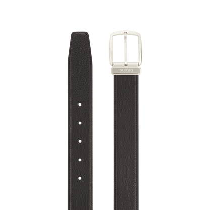 S.T. Dupont D-Line 35mm Belt Black Grained D Palladium — alternate view