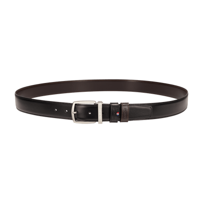 Ceinture S.T. Dupont D-Line 35mm réversible noire brune D palladium