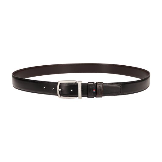 Ceinture S.T. Dupont D-Line 35mm réversible noire brune D palladium