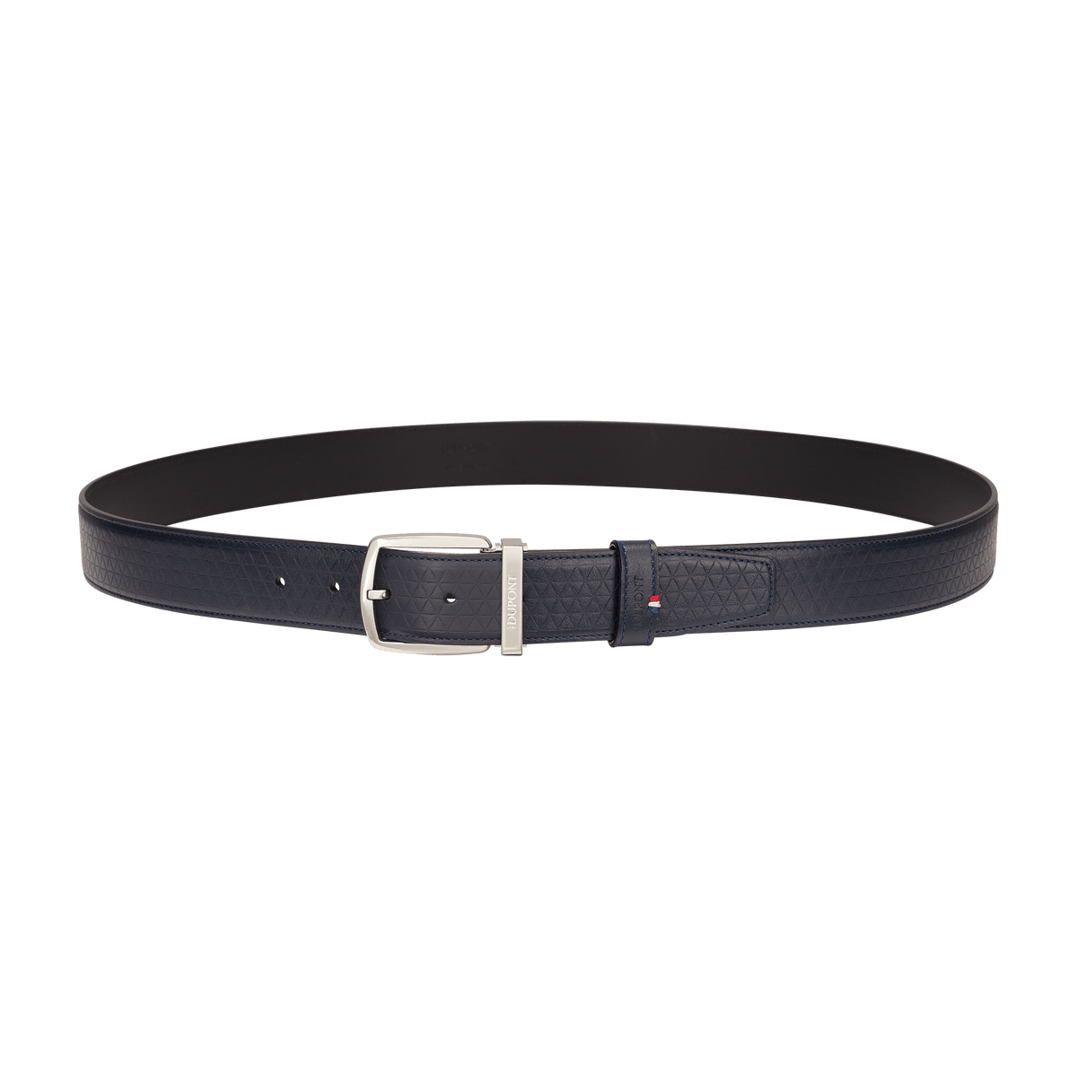 S.T. Dupont 35Mm Belt Navy Palladium