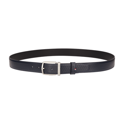 S.T. Dupont 35Mm Belt Navy Palladium