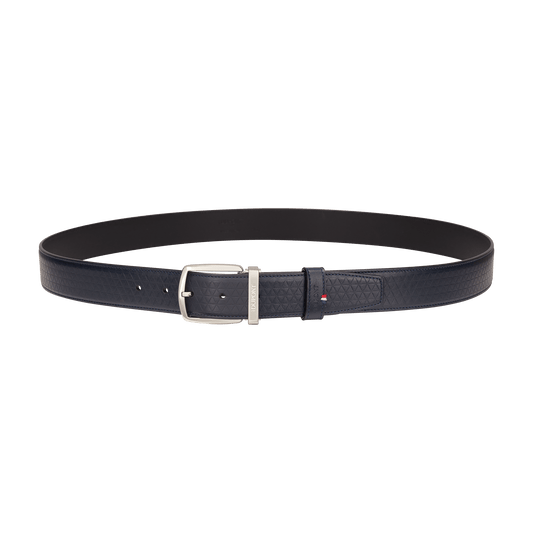 S.T. Dupont 35Mm Belt Navy Palladium