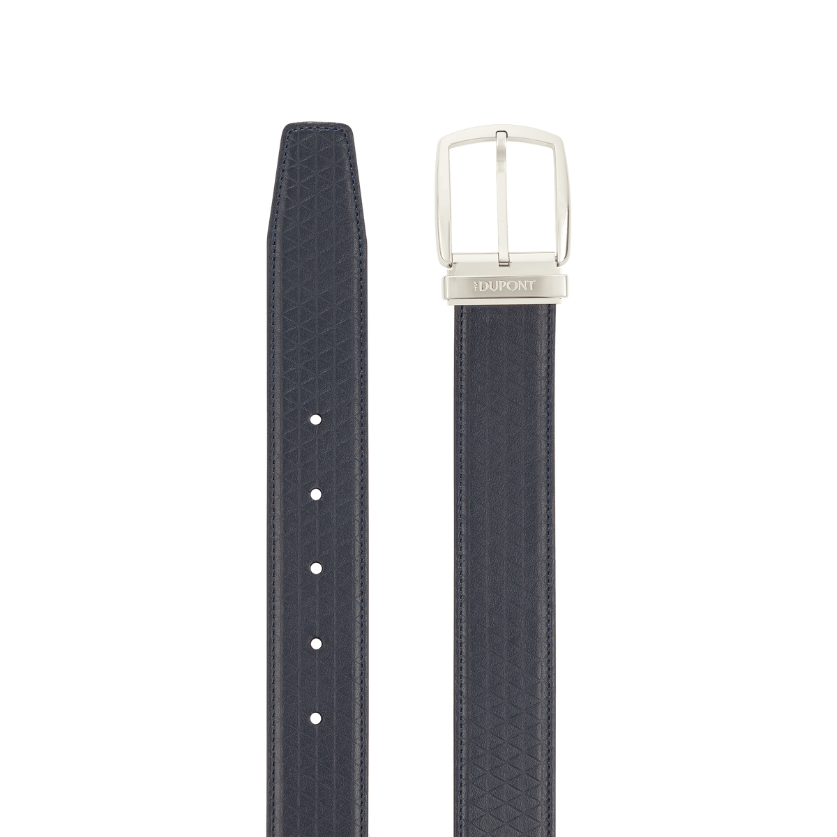 S.T. Dupont 35Mm Belt Navy Palladium — alternate view