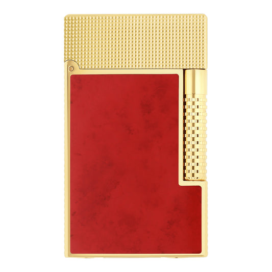S.T. Dupont Le Grand Dupont Lighter — Cling Popote Red & Yellow Gold