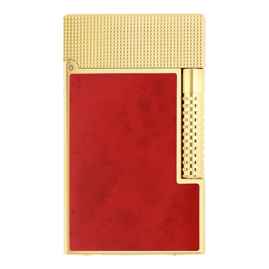 S.T. Dupont Le Grand Dupont Lighter — Cling Popote Red & Yellow Gold