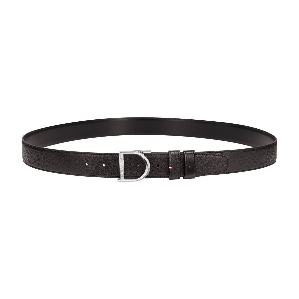S.T. Dupont 35Mm Belt Reversible Black Grained D Palladium