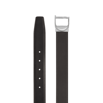 S.T. Dupont 35Mm Belt Reversible Black Grained D Palladium — alternate view