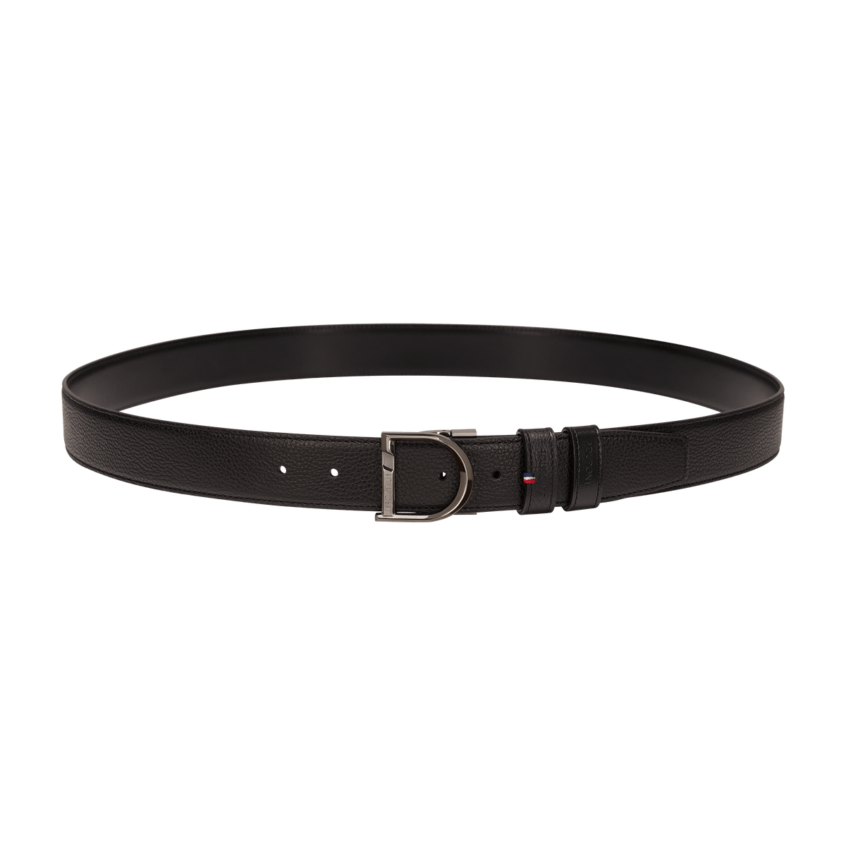 S.T. Dupont 35Mm Belt Reversible Black Grained D Ruthenium