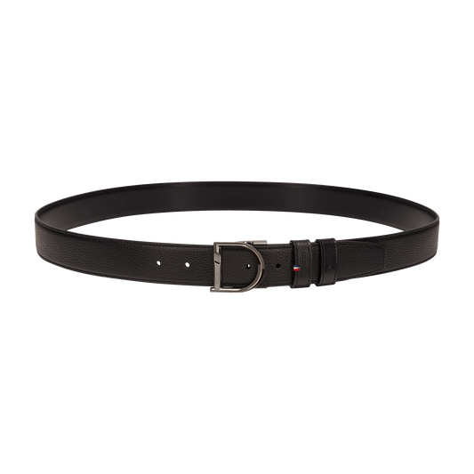 Ceinture S.T. Dupont 35Mm réversible noire grainée D ruthénium