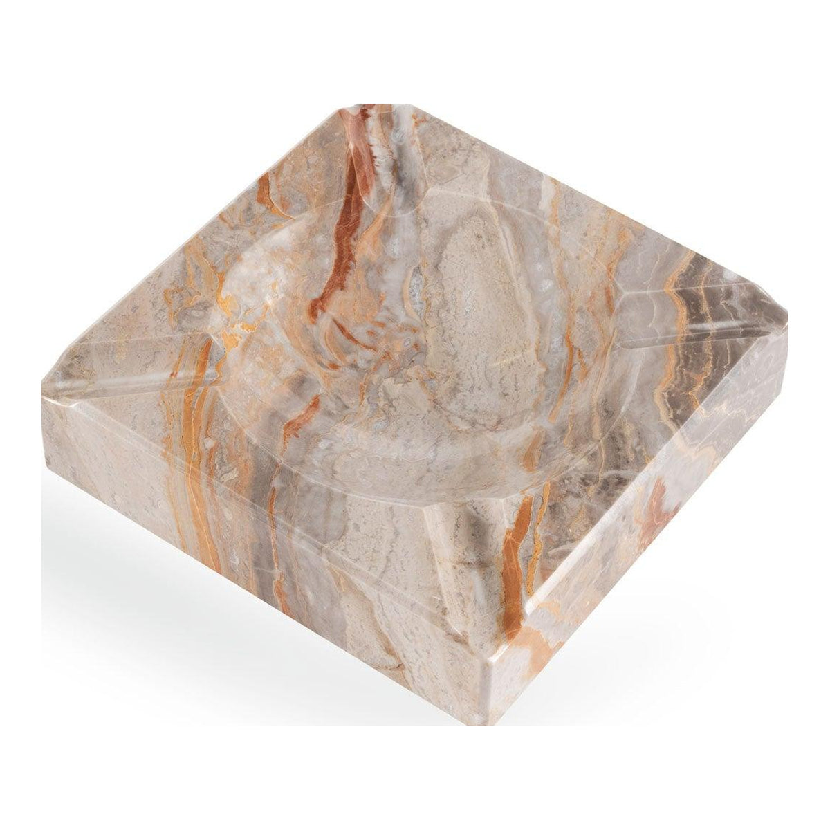 Ashtray Large Grigio Orobico Marble