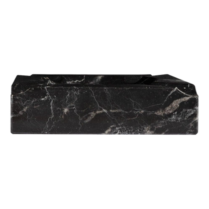 Cendrier grand format en marbre Nero Marquina