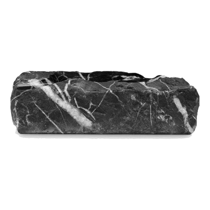 Cendrier en marbre Nero Marquina