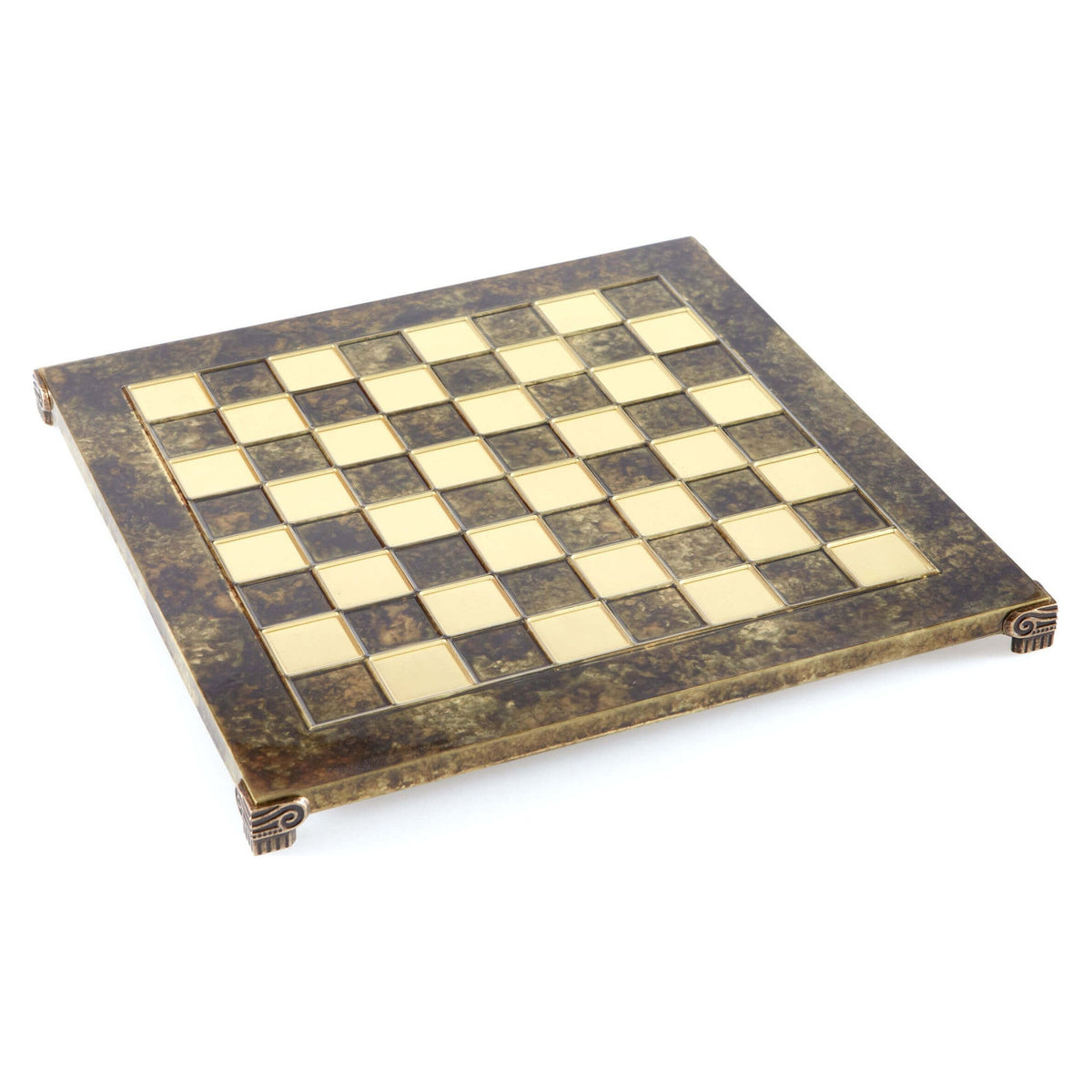 Manopoulos Handcrafted Brass Chessboard – B28BRO