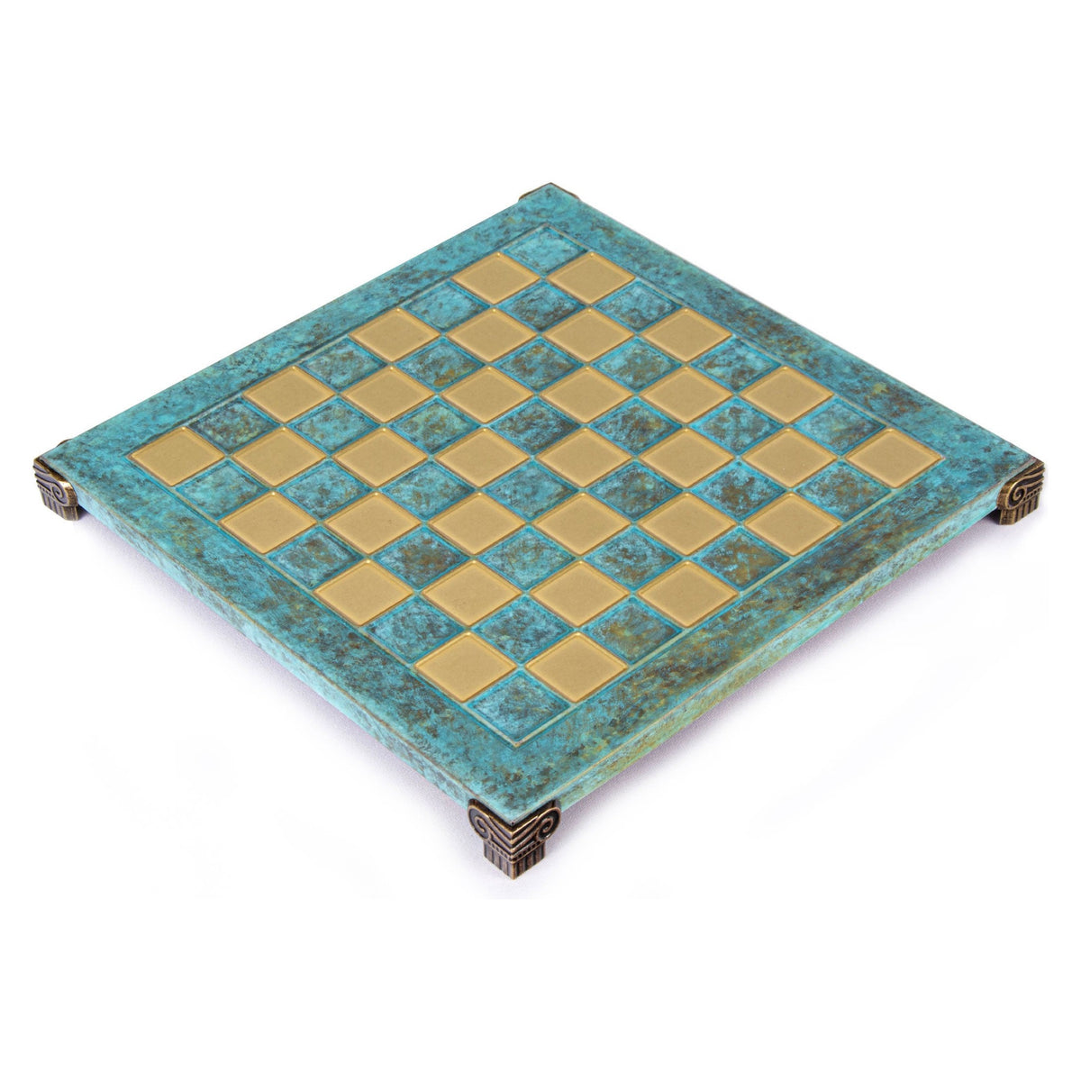 Manopoulos Handcrafted Brass Chessboard – B44TIR
