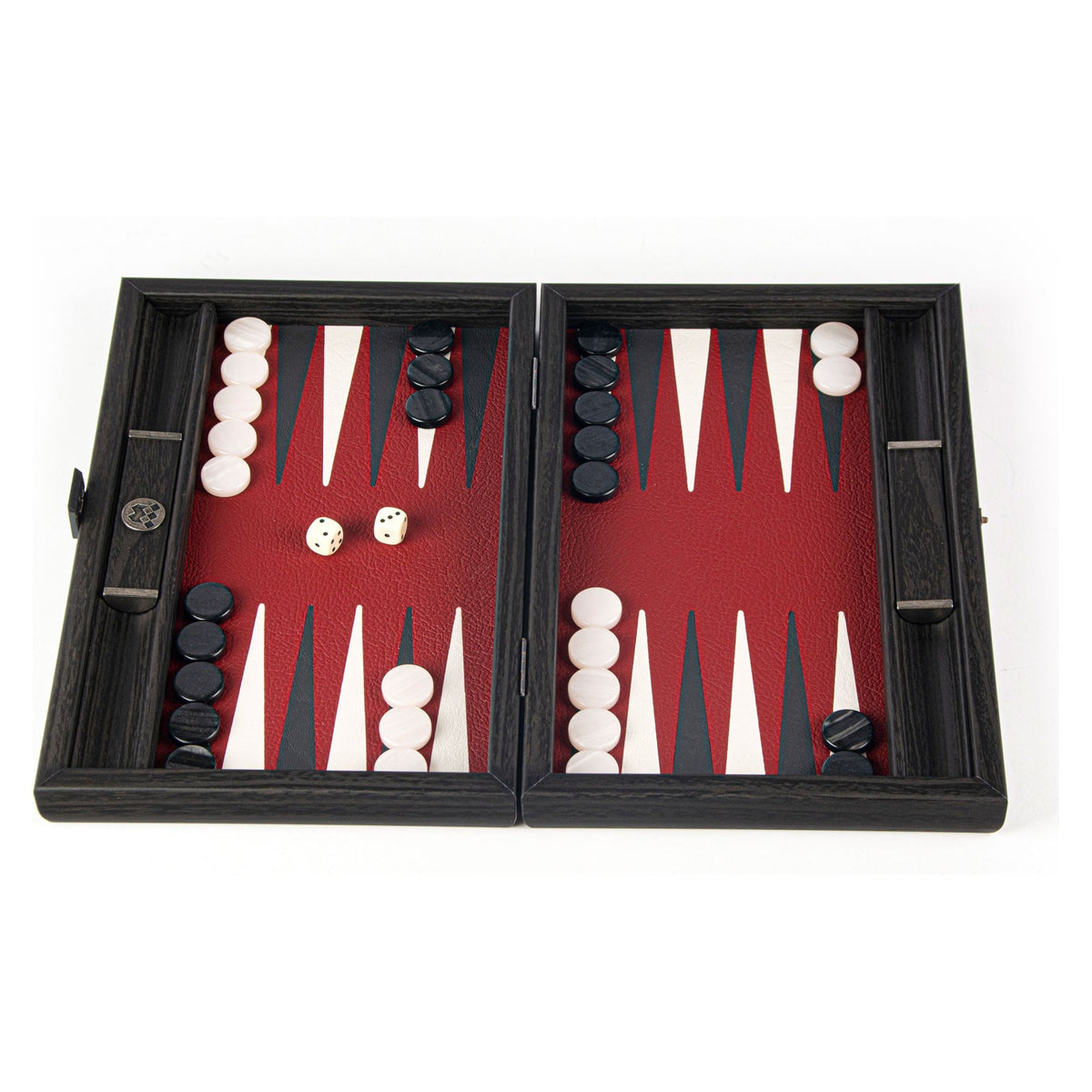 Manopoulos Vegan Leather Travel Backgammon – BDE3ARD