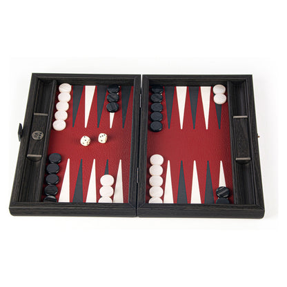 Manopoulos Vegan Leather Travel Backgammon – BDE3ARD