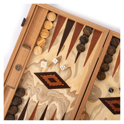 Manopoulos Olive Burl Backgammon (18)