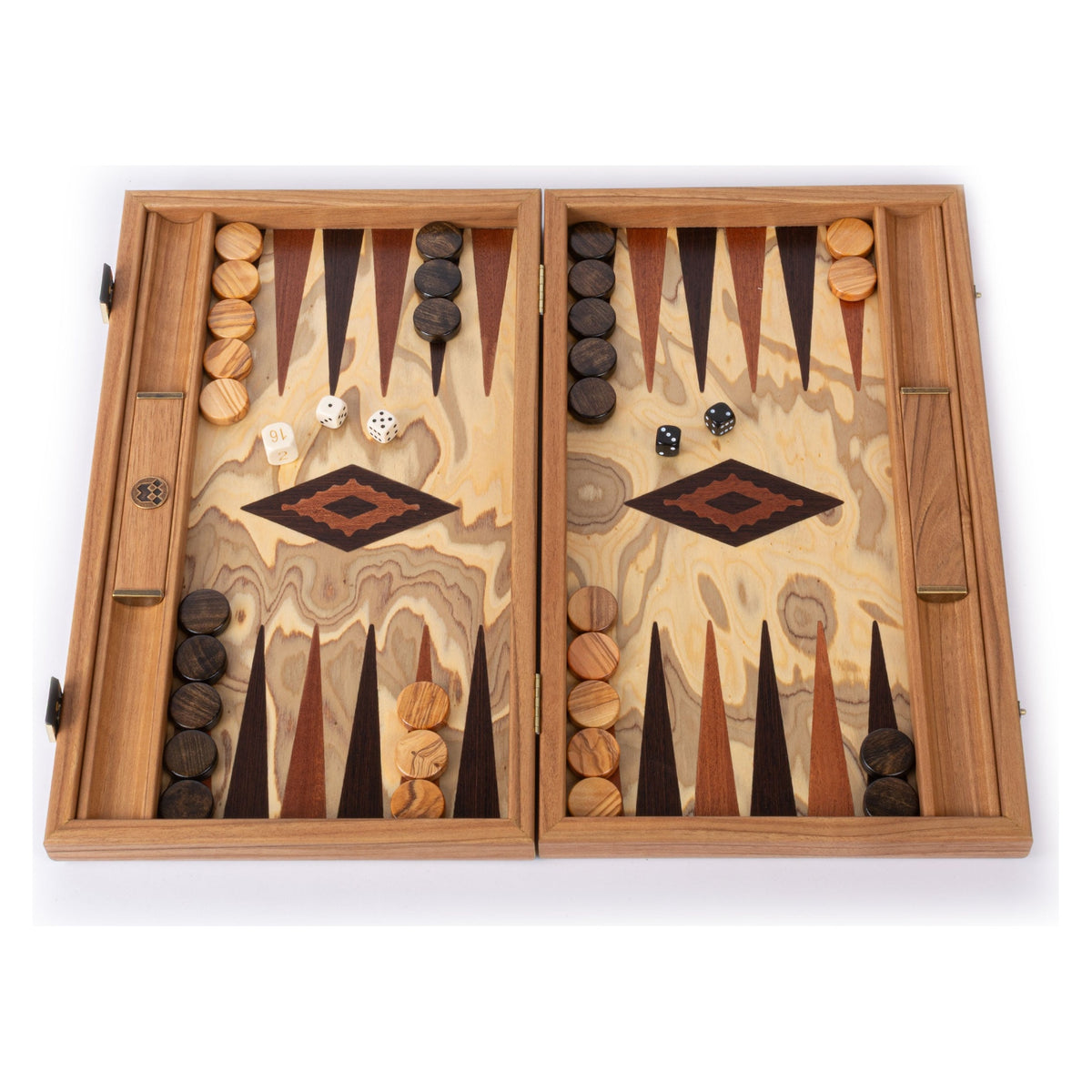 Manopoulos Olive Burl Backgammon (2)