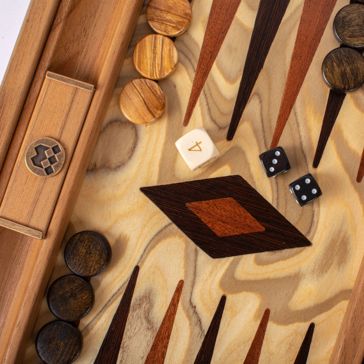 Manopoulos Olive Burl Backgammon (26)
