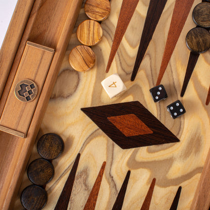 Manopoulos Olive Burl Backgammon (26)