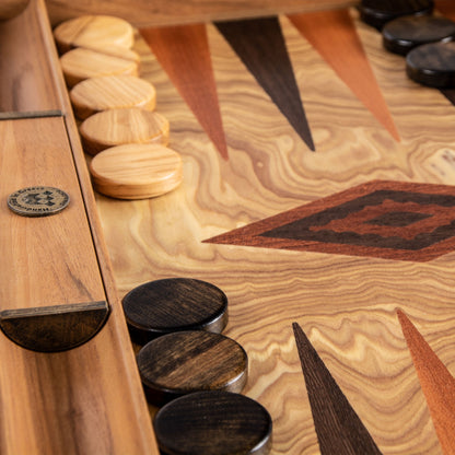Manopoulos Olive Burl Backgammon (7)