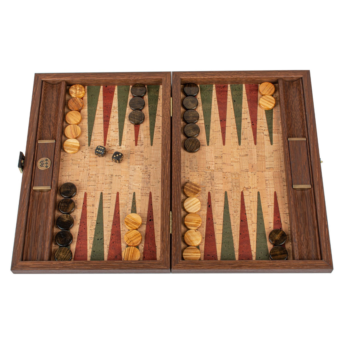 Manopoulos Natural Cork Travel Backgammon – BFF3NAT