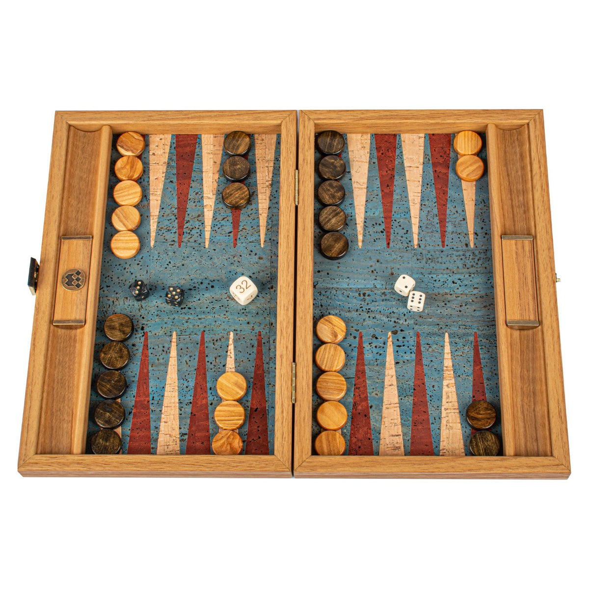 Manopoulos Natural Cork Travel Backgammon – BFF3TIR