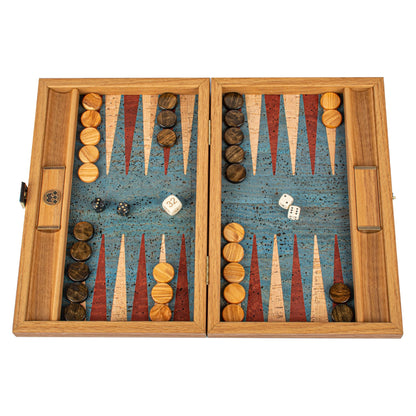 Manopoulos Natural Cork Travel Backgammon – BFF3TIR