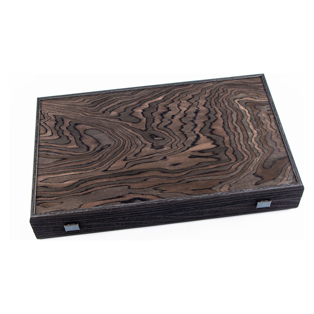 Manopoulos Ebony Burl Backgammon (2)