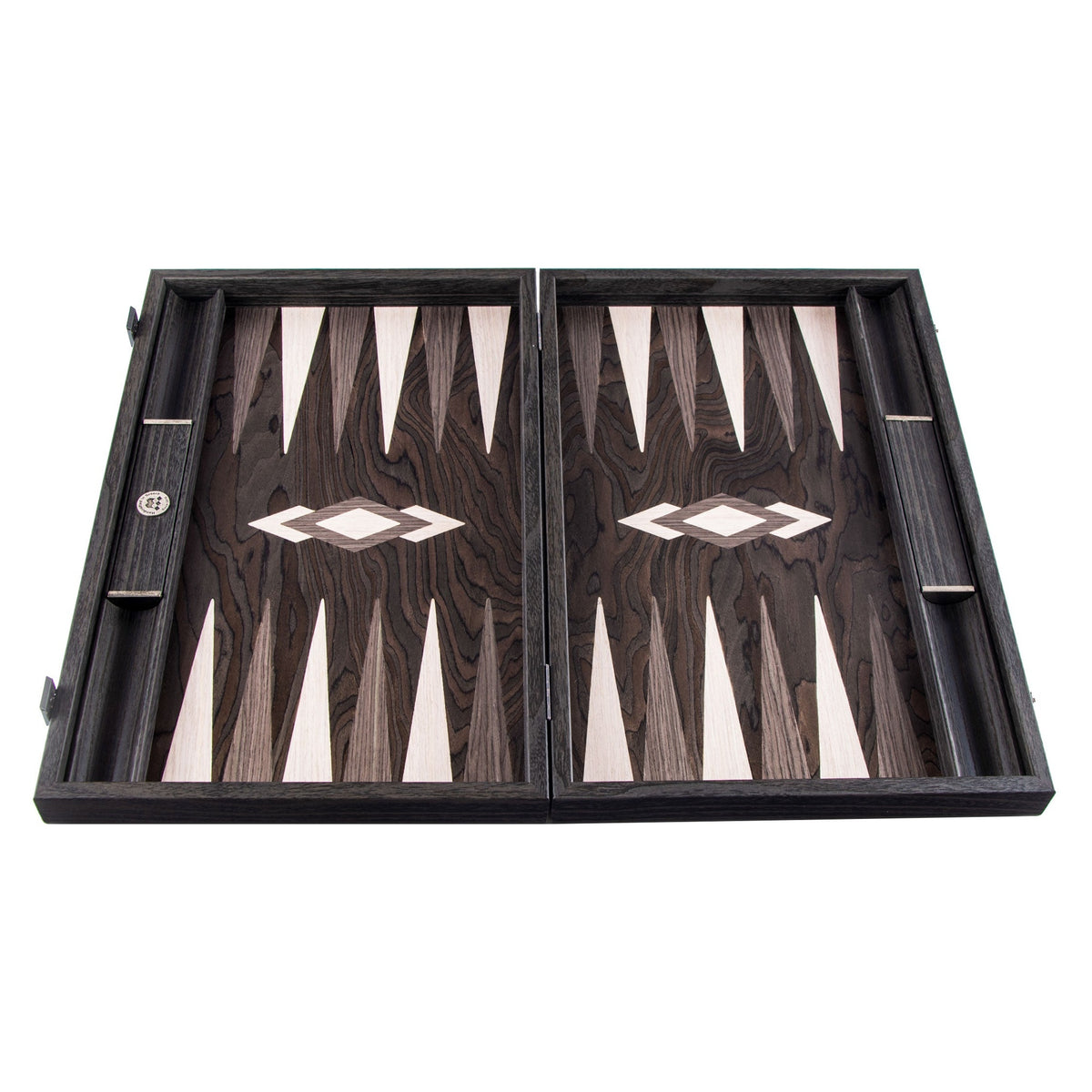 Manopoulos Ebony Burl Backgammon (3)