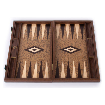 Manopoulos Walnut Burl Backgammon (11)