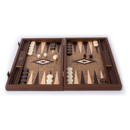 Manopoulos Walnut Burl Backgammon (16)