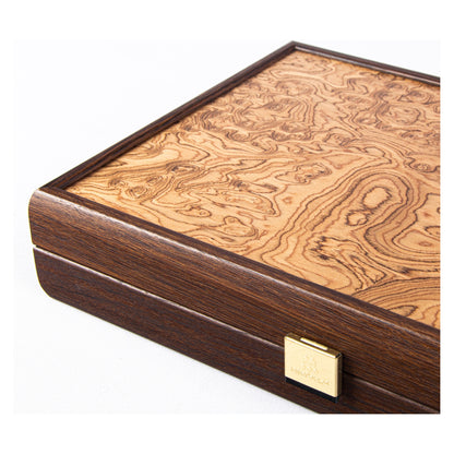 Manopoulos Walnut Burl Backgammon (19)