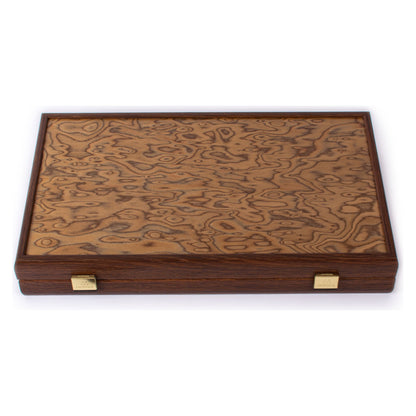 Manopoulos Walnut Burl Backgammon (9)