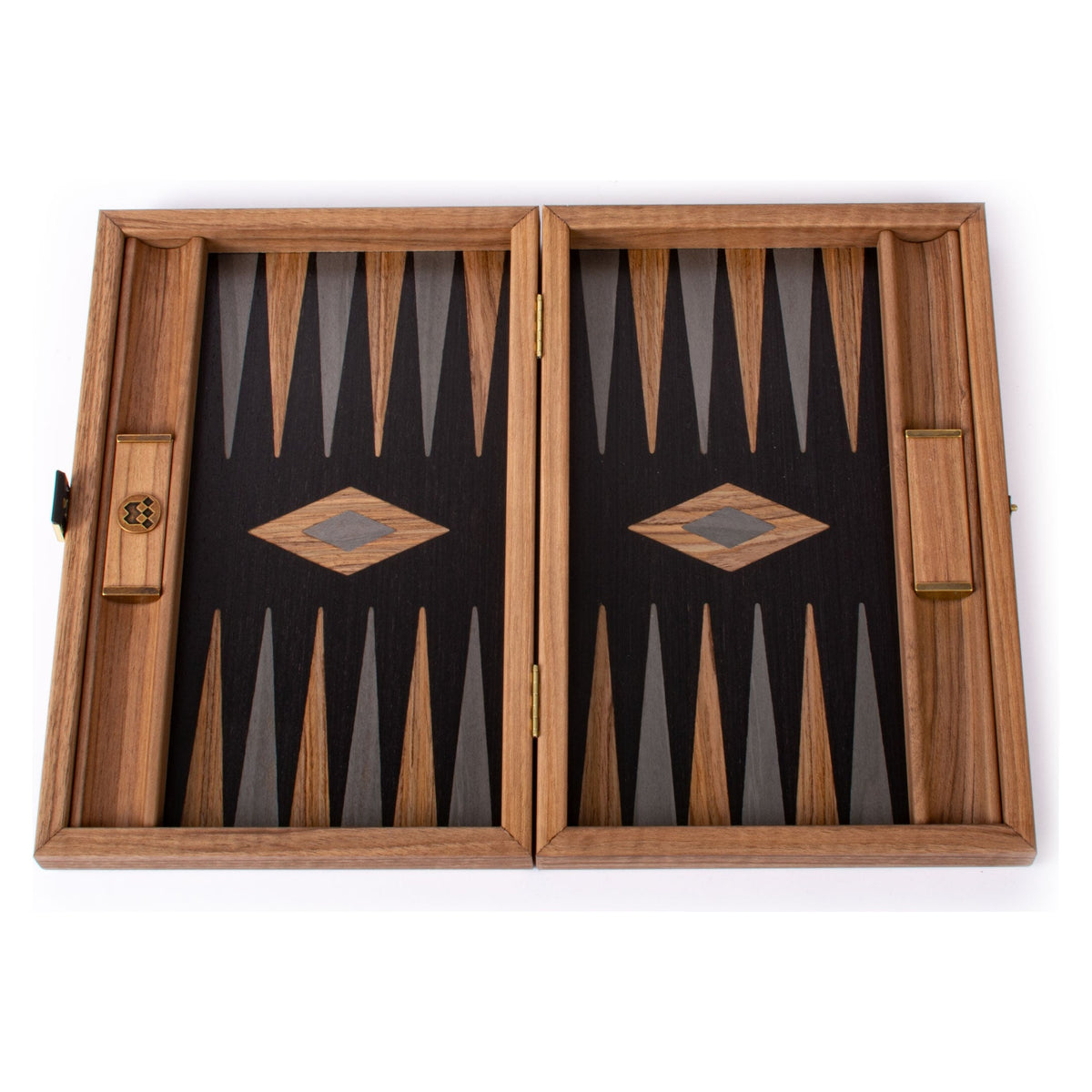 Manopoulos Walnut with Black Oak Backgammon (11)