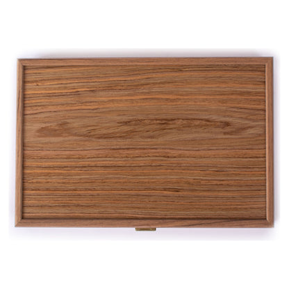 Manopoulos Walnut with Black Oak Backgammon (8)