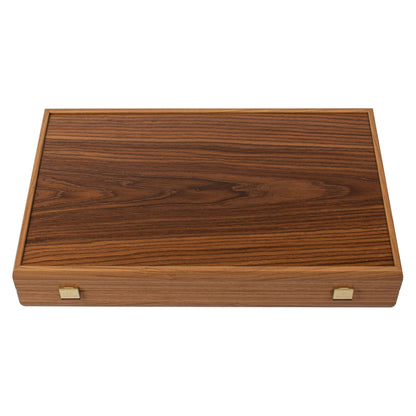 Manopoulos American Walnut Backgammon With Side Racks (3)