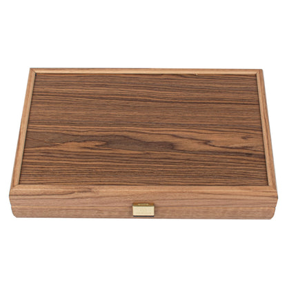 Manopoulos Walnut with Blue Oak Backgammon (8)