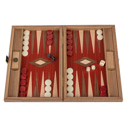 Manopoulos Walnut with Red Oak Backgammon (2)