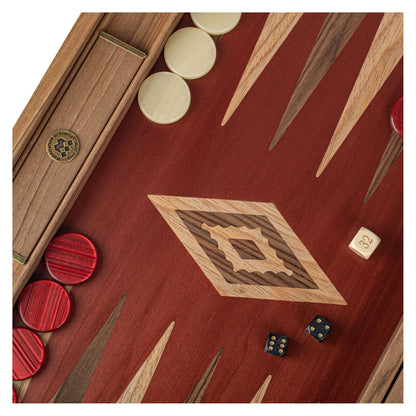 Manopoulos Walnut with Red Oak Backgammon (8)