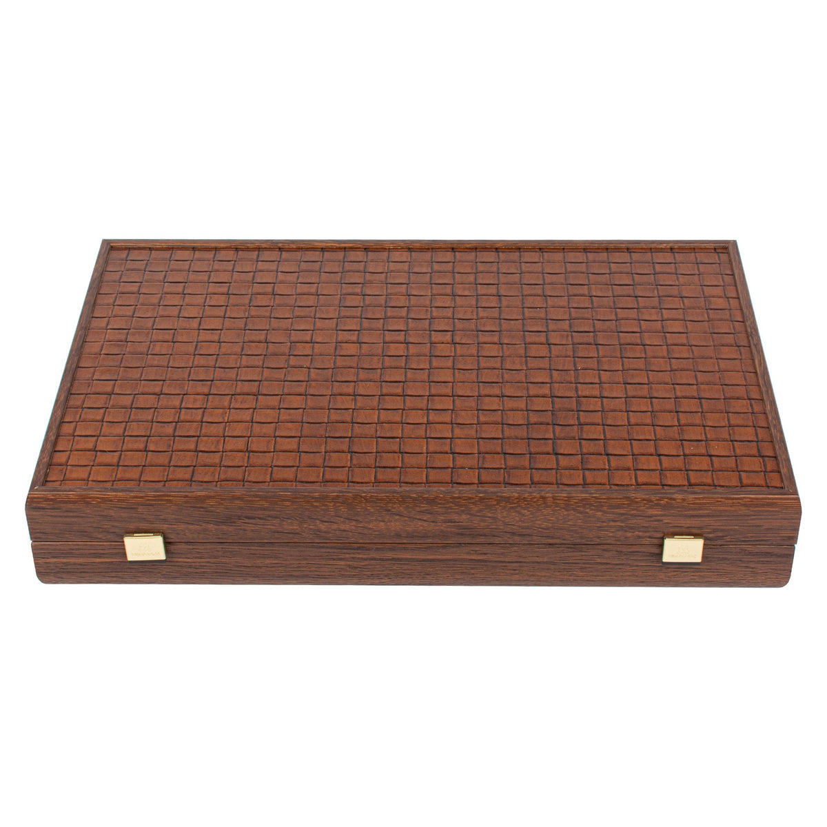 Manopoulos Knitted Leather Travel Backgammon – BLE3KBR