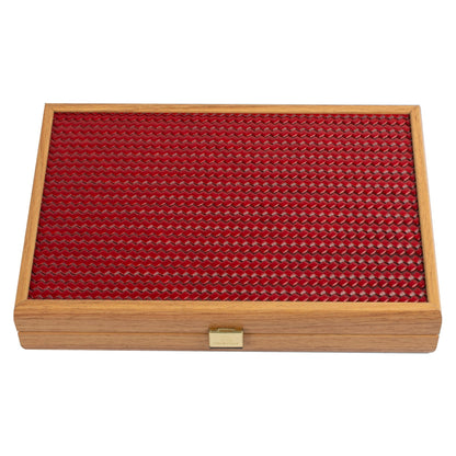 Manopoulos Knitted Leather Travel Backgammon – BLE3KRD