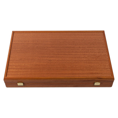 Manopoulos Mahogany Backgammon With Side Racks (5)