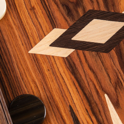 Manopoulos Palisander Crown-Cut Backgammon (5)